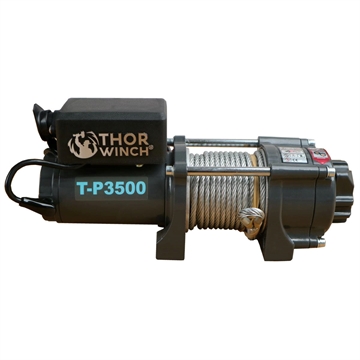 Elspil Thor Winch T-P3500 12V med 13m wire 1588kg