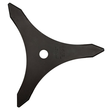 Trekantklinge til buskrydder. 350 mm. x Ø 25,4 mm. hul.