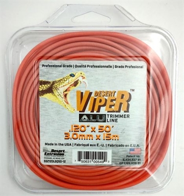 Alu-line trimmersnøre. 3,0 mm. Rund. 15 m.